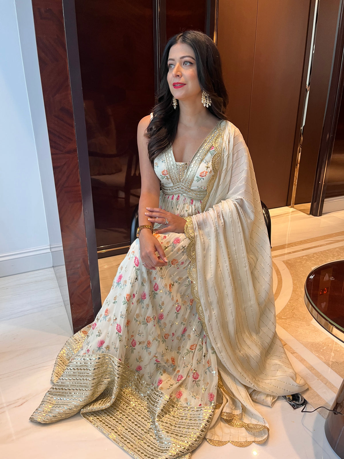 Floral Anarkali