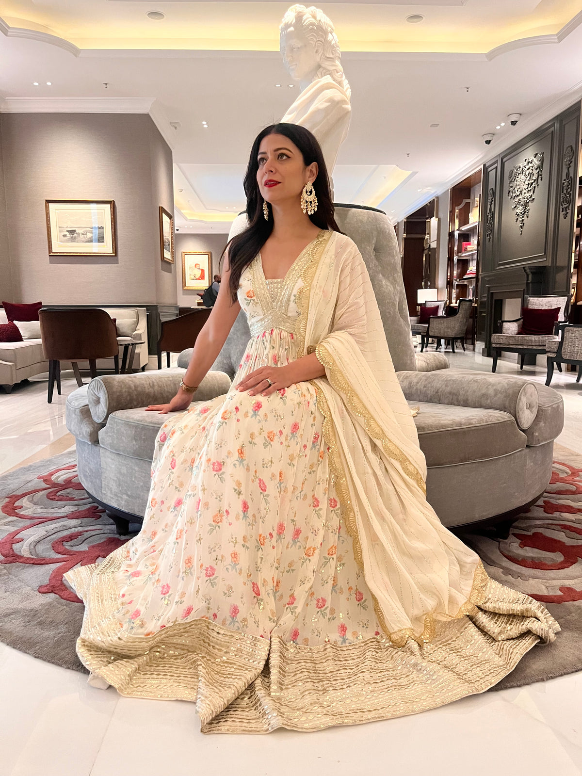 Floral Anarkali