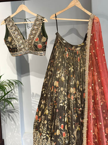 Brown Florals