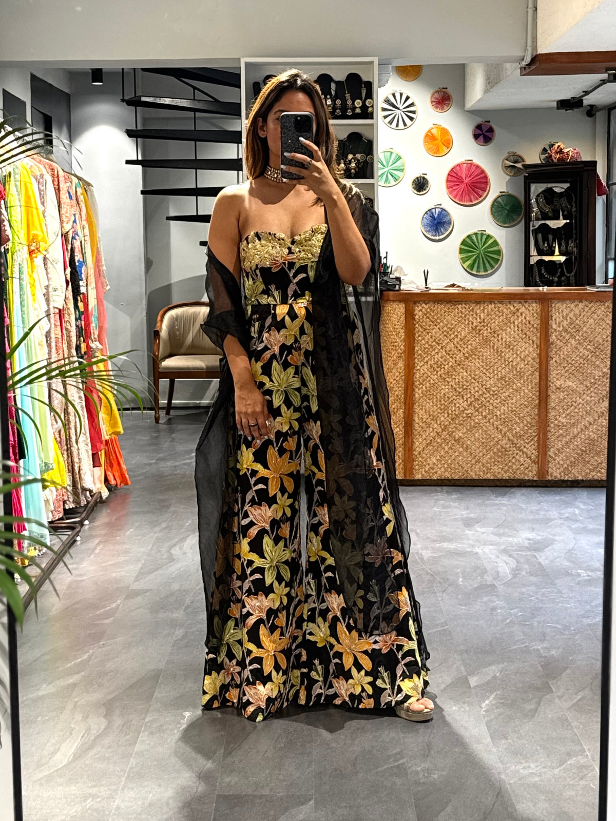 Midnight Florals Jumpsuit