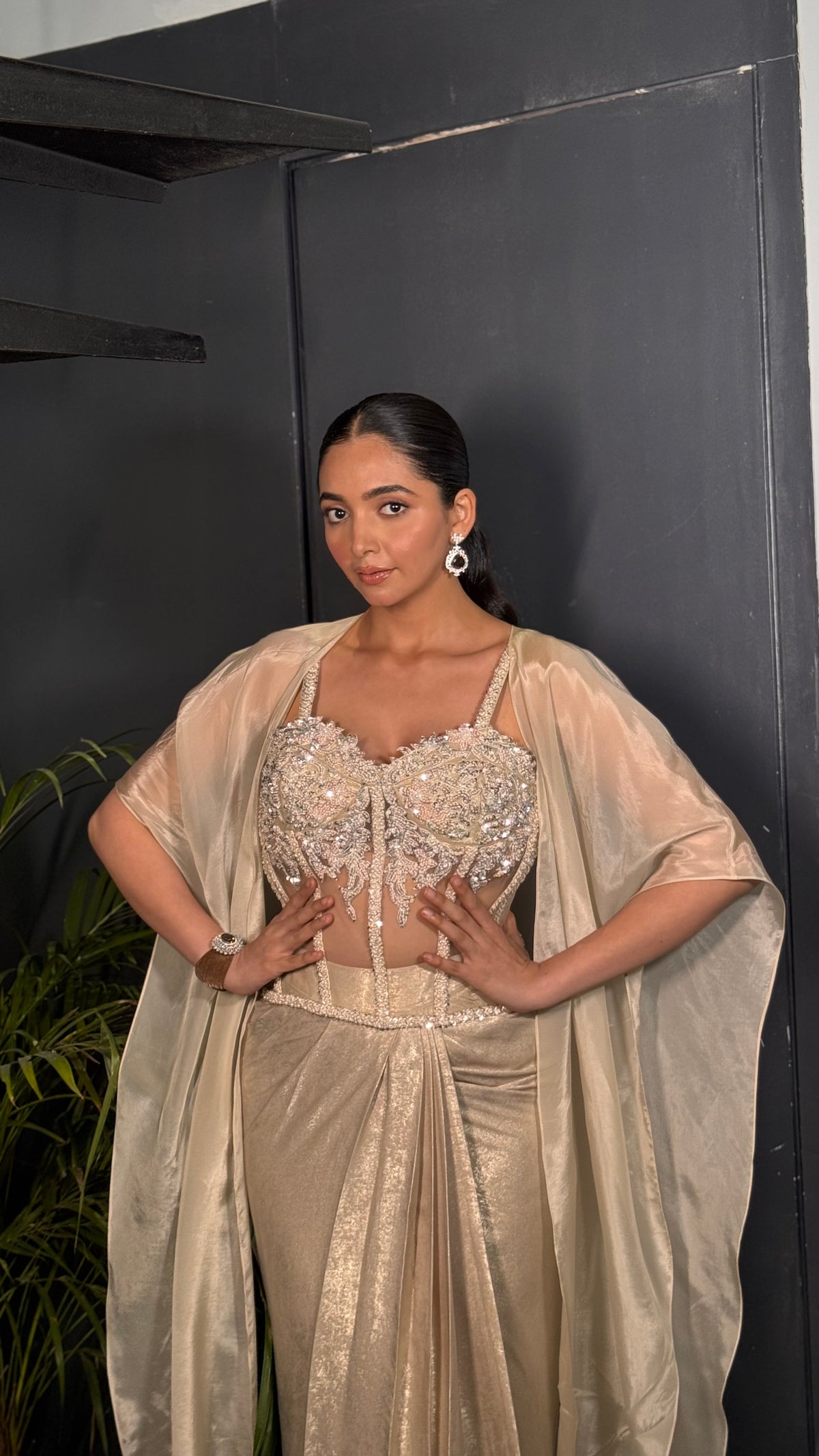Lace Corset Lehenga