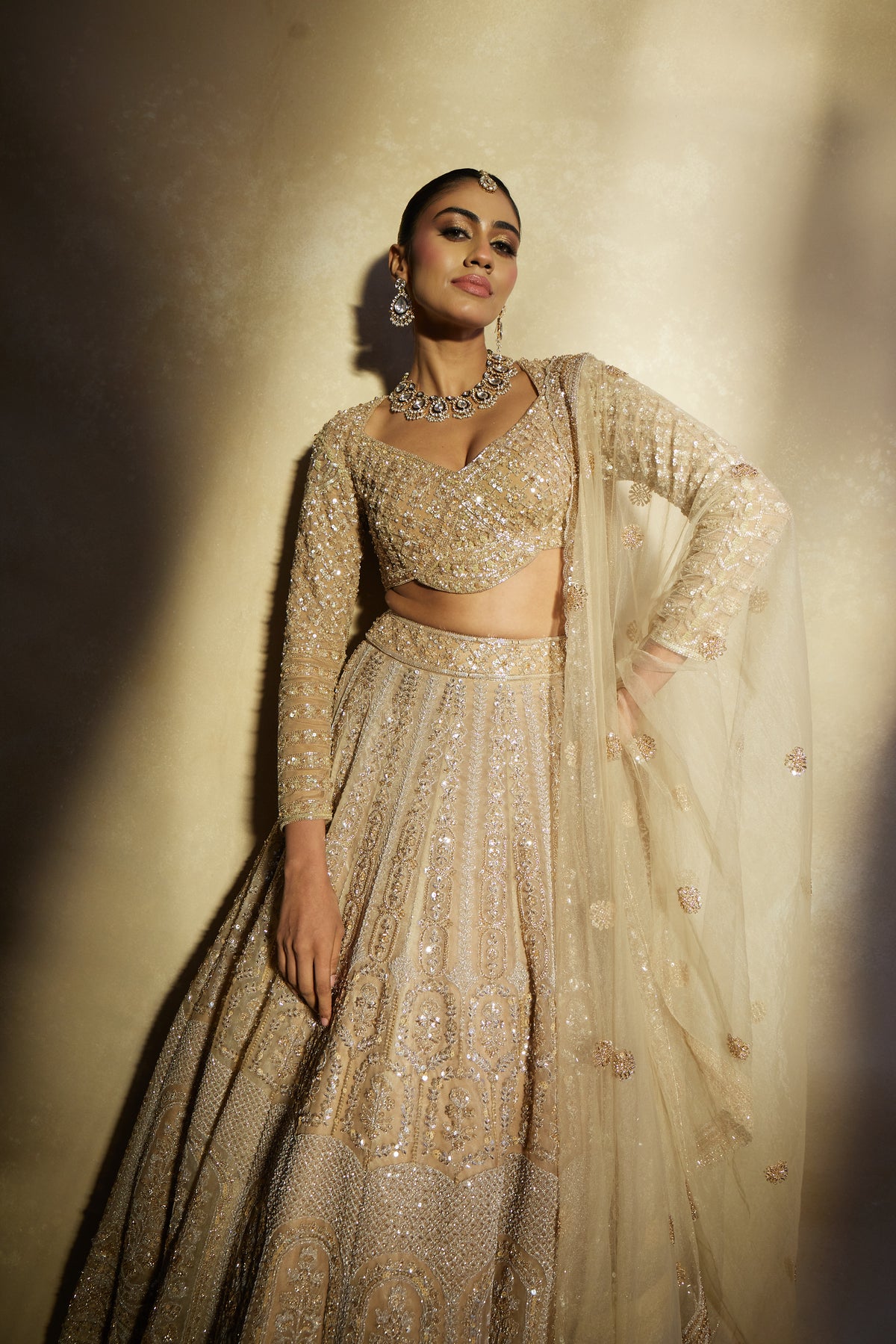 Zaraya - Timeless Golden Lehenga