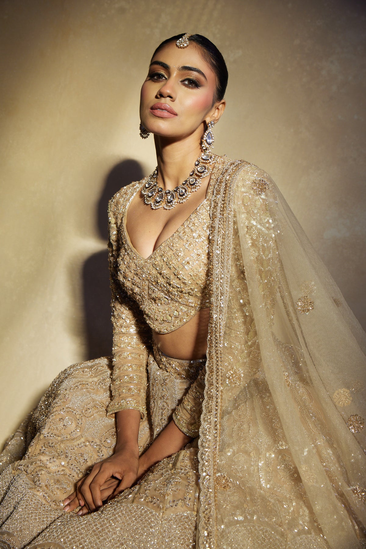Zaraya - Timeless Golden Lehenga