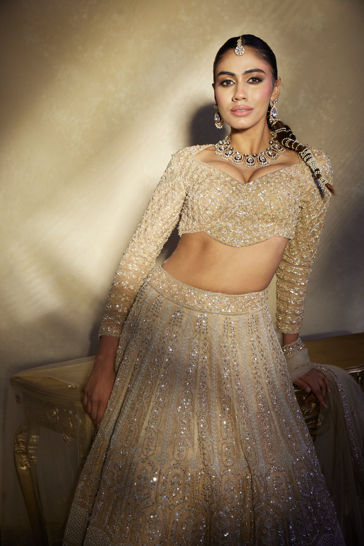Zaraya - Timeless Golden Lehenga