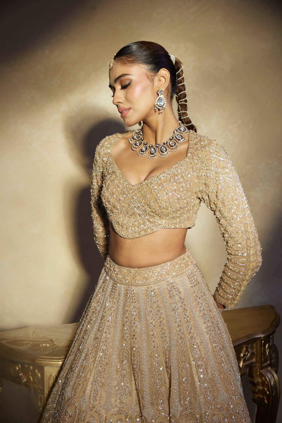 Zaraya - Timeless Golden Lehenga